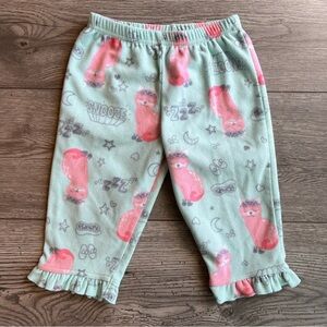 Carter’s Just One You Toddler Girl Pajama Pant Cat Sleeping Eye Mask 18 Month